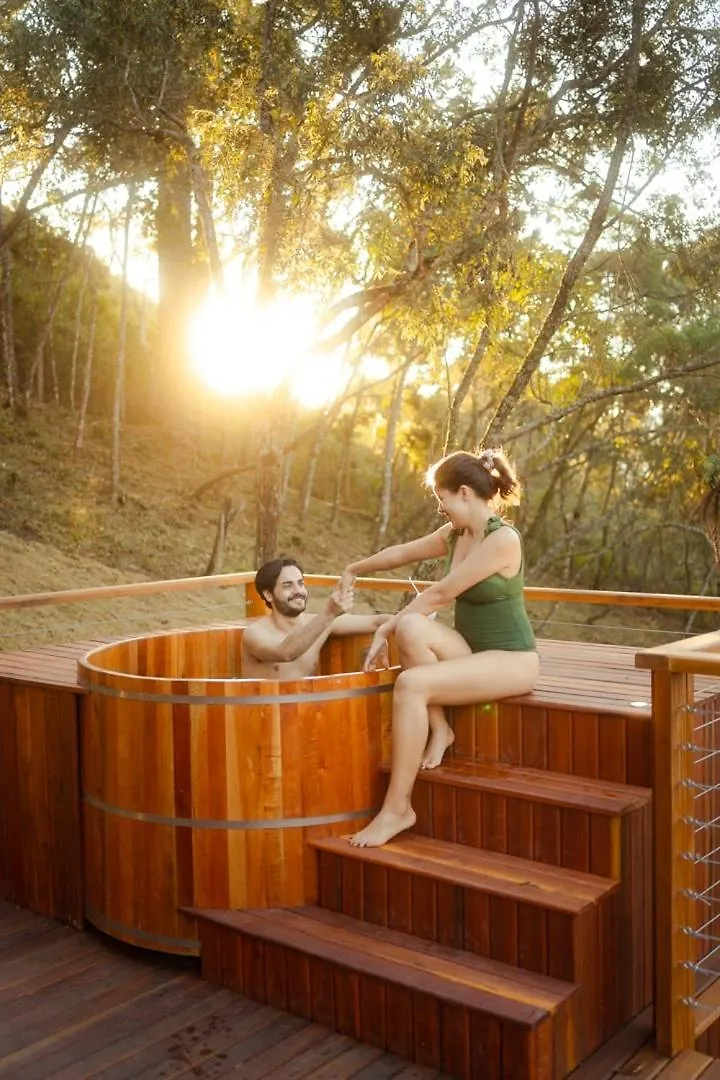 Chalet Ayo Lodge Cabana Suspensa De Luxo Campos do Jordao Brazil