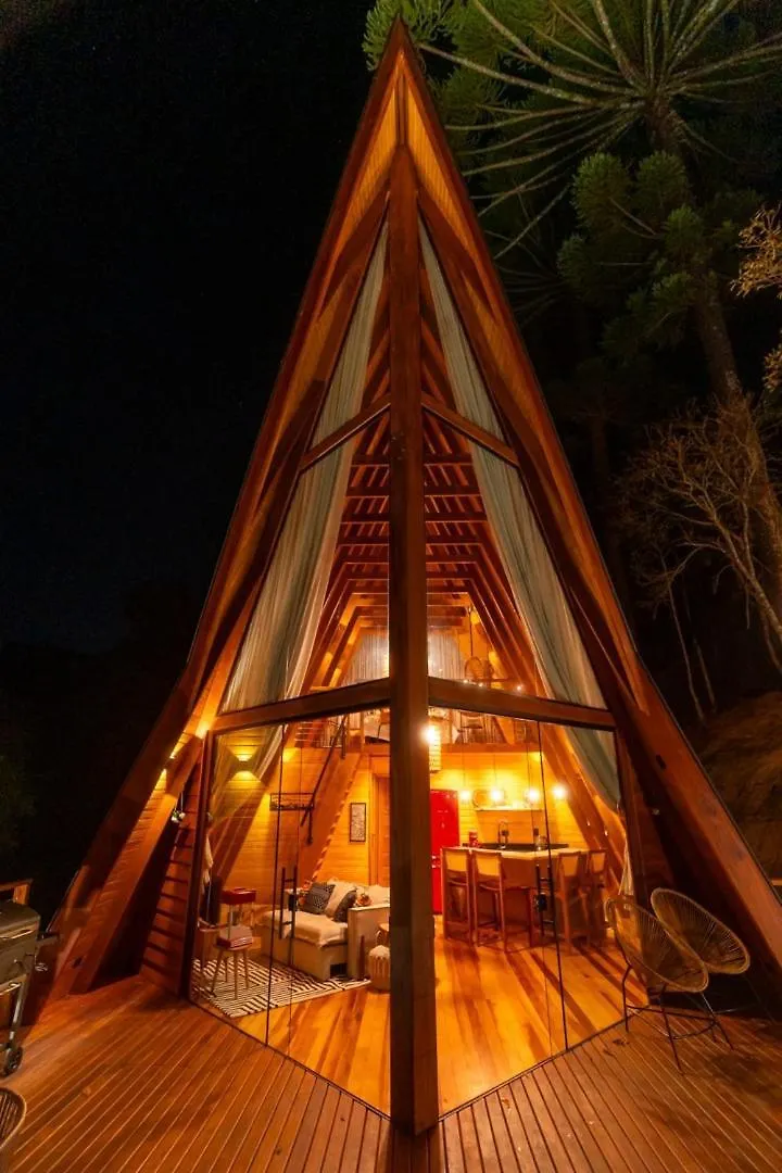 Chalet Ayo Lodge Cabana Suspensa De Luxo Campos do Jordao Brazil