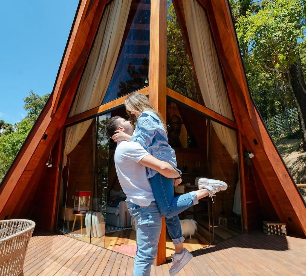 Alpesi faház Ayo Lodge Cabana Suspensa De Luxo Campos do Jordão
